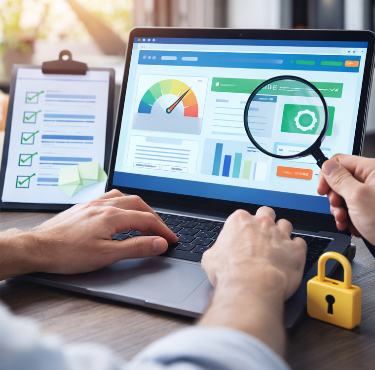 Analyse bestehender Webseiten, Design-Optimierung und kleine technische Verbesserungen für einen professionellen Auftritt.